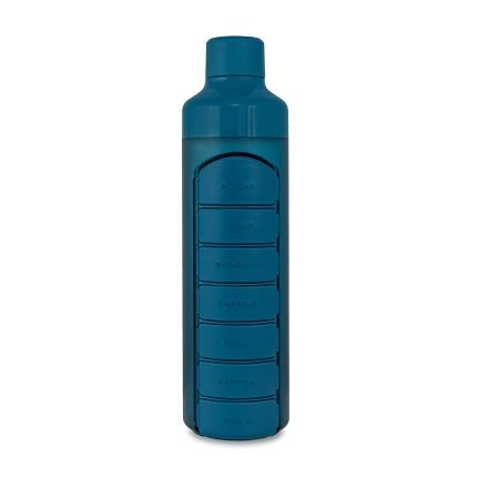 YOS YOS Bottle week blauw 7-vaks (375 ml)