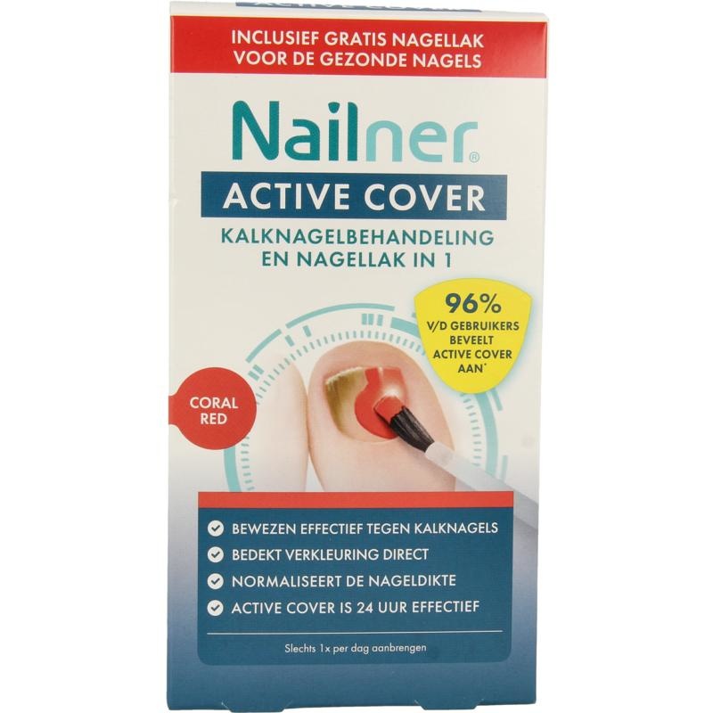 Nailner Nailner Active cover red (1 Set)