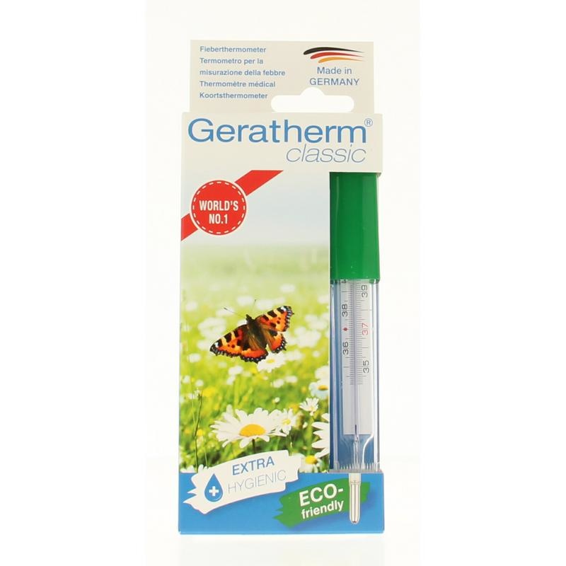 Geratherm Geratherm Thermometer classic blauw (1 st)