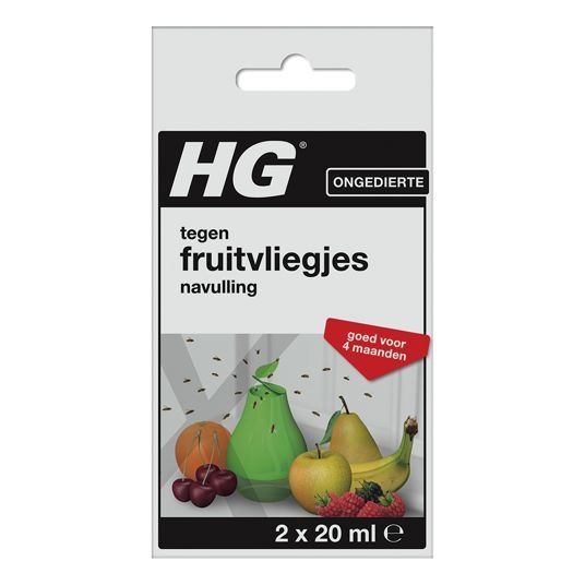 HG HG X fruitvliegjesval navul 20ml (2 st)