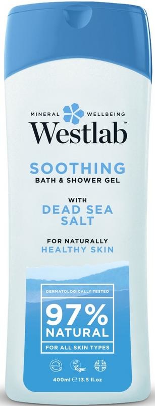 Westlab Westlab Bad & douche gel dode zeezout verzorgend (400 ml)