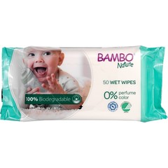 Bambo Nature wet wipes (50 st)