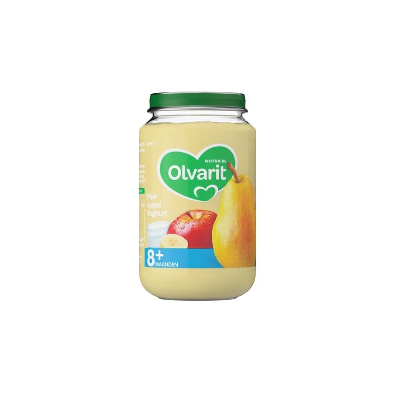 Olvarit Olvarit Peer appel yoghurt 8M53 (200 gr)