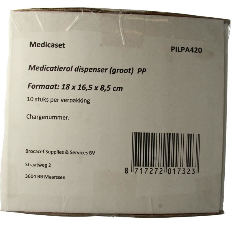 Medica Medica Medicatieroldispenser groot PP (10 st)