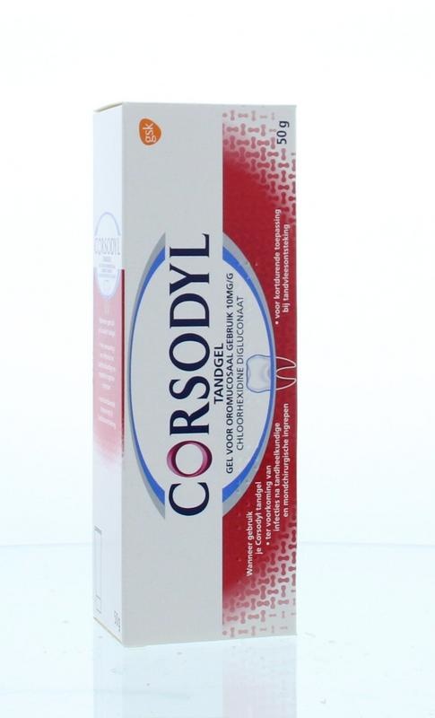 Corsodyl Corsodyl Tandgel 1% (50 gr)