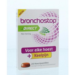 Bronchostop Direct pastilles honing (20 st)