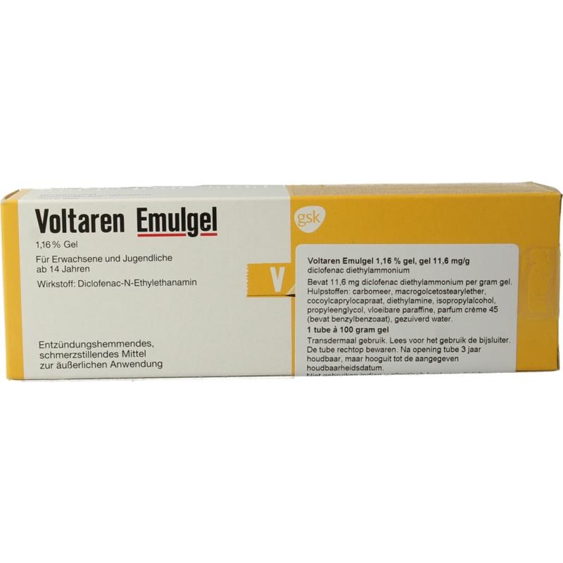 Voltaren Voltaren Emulgel Duitse verpakking (100 gr)