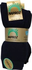 Naproz Naproz Thermo sokken blauw maat 43-46 (3 Paar)