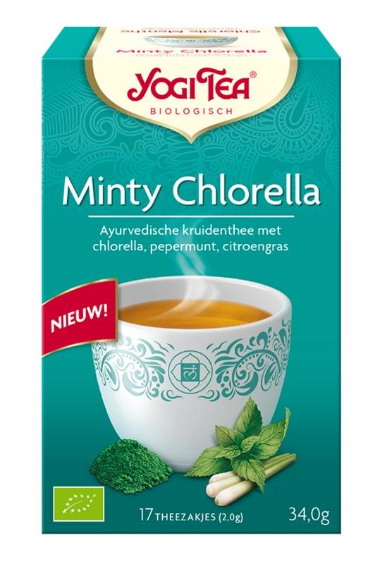 Yogi Tea Yogi Tea Minty chlorella bio (17 Zakjes)