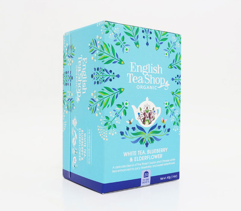 English Tea Shop English Tea Shop White tea blueberry & elderflower bio (20 Zakjes)