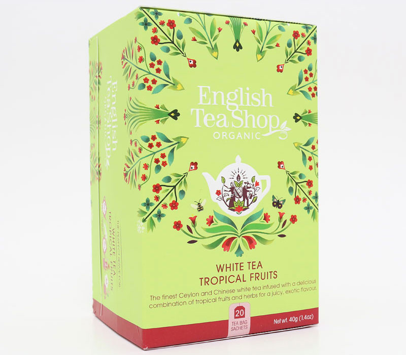English Tea Shop English Tea Shop White tea tropical fruits bio (20 Zakjes)
