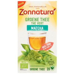 Zonnatura Groene Thee Matcha Pepermunt bio (36 gr)