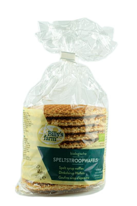 Billy's Farm Billy's Farm Spelt stroopwafels bio (300 gr)