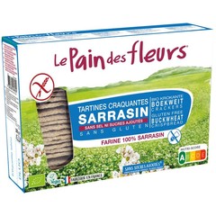 Pain Des Fleurs Boekweitcrackers zonder zout bio (300 gr)