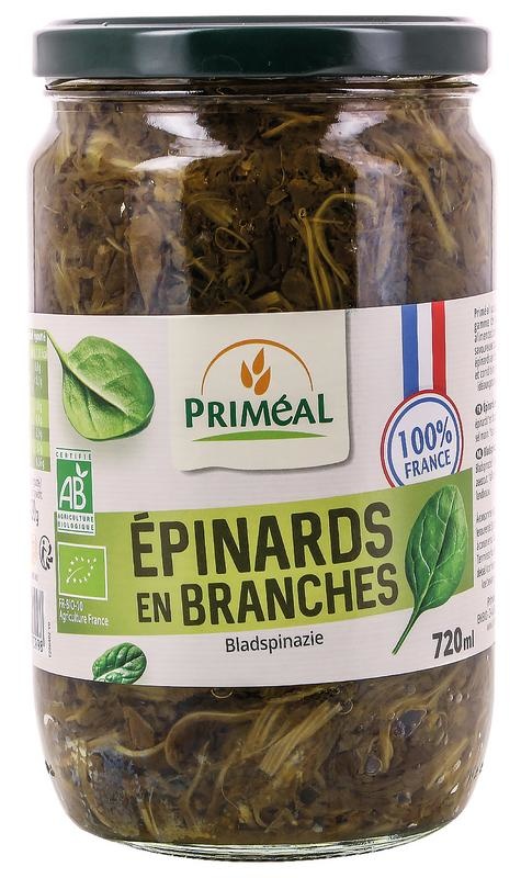 Primeal Primeal Bladspinazie bio (720 ml)