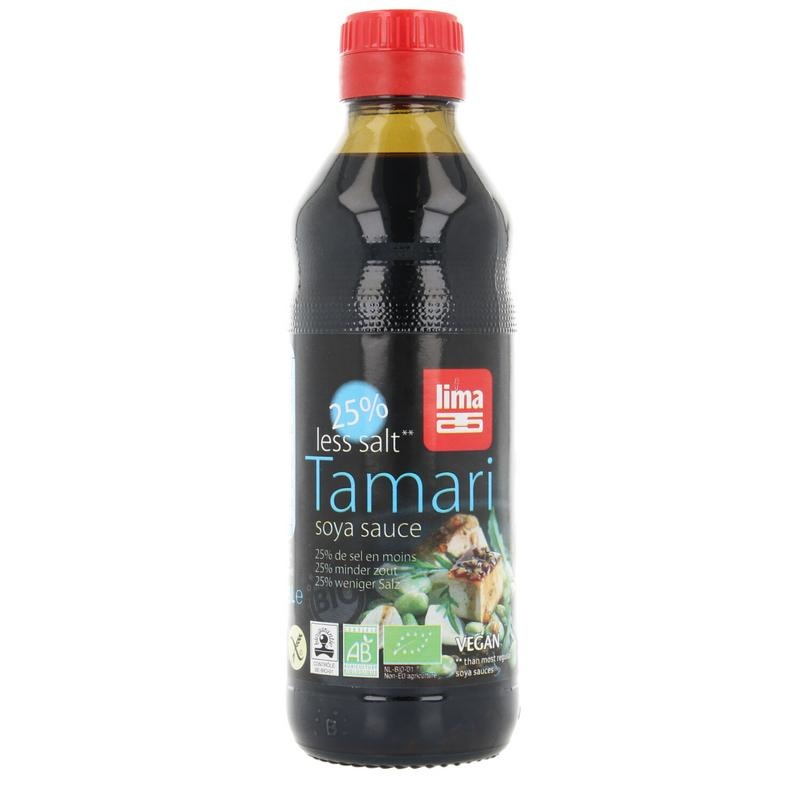 Lima Lima Tamari 25% minder zout bio (250 ml)