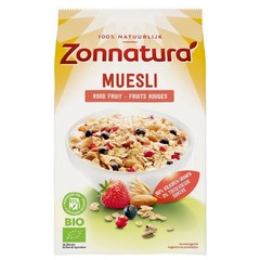 Zonnatura Muesli rood fruit bio (375 gr)