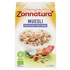 Zonnatura Muesli noten en zaden bio (375 gr)