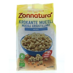 Zonnatura Krokante muesli naturel bio (375 gr)