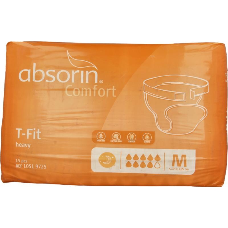 Absorin Comfort t-fit heavy maat M (15 st)