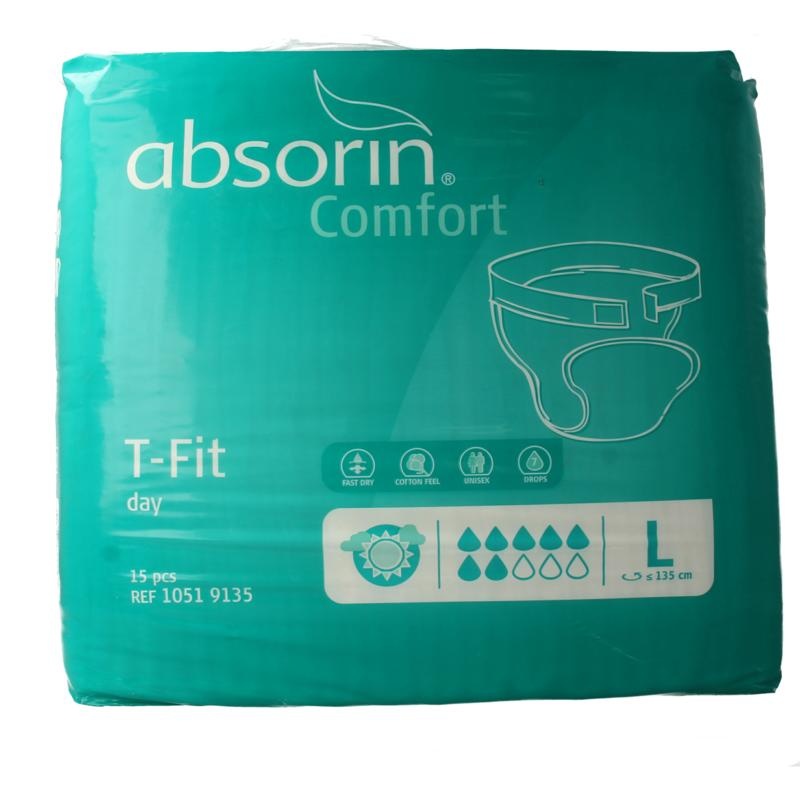 Absorin Absorin Comfort t-fit day maat L (15 st)