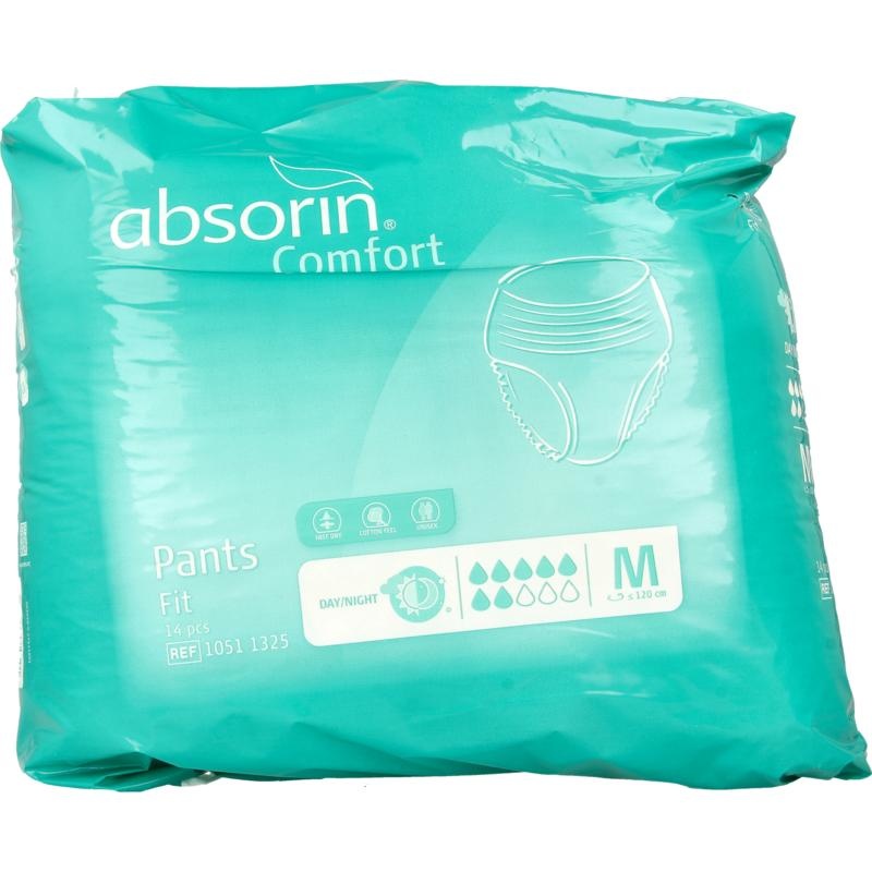 Absorin Absorin Comfort pants fit maat M tot 120cm (14 st)