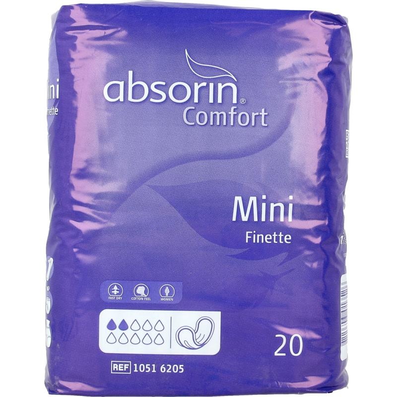 Absorin Comfort finette mini (20 st)