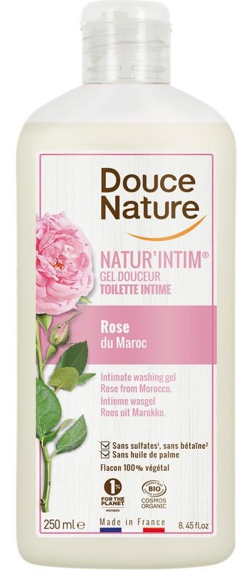 Douce Nature Douce Nature Natur intim intieme wasgel rose bio (250 ml)