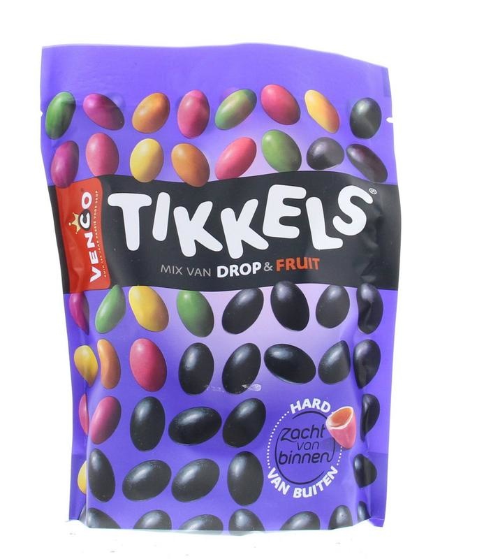 Venco Venco Tikkels drop & fruit (245 gr)