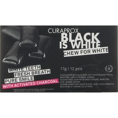 Curaprox Black is white kauwgom (12 st)