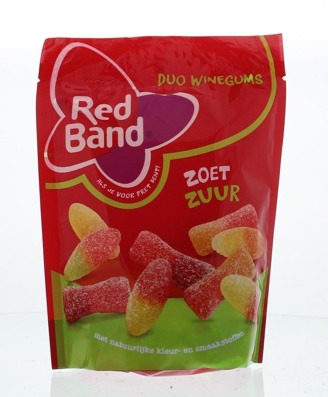 Red Band Red Band Winegums duo zoet/zuur (190 gr)