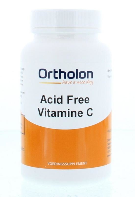 Ortholon Ortholon Vitamine C acid free (90 vega caps)