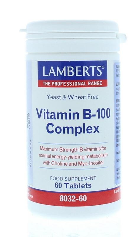 Lamberts Lamberts Vitamine B100 complex (60 tab)