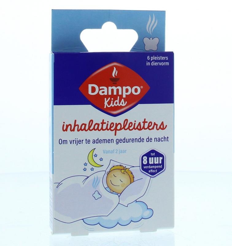 Dampo Dampo Kids inhalatiepleister diervormig (6 st)