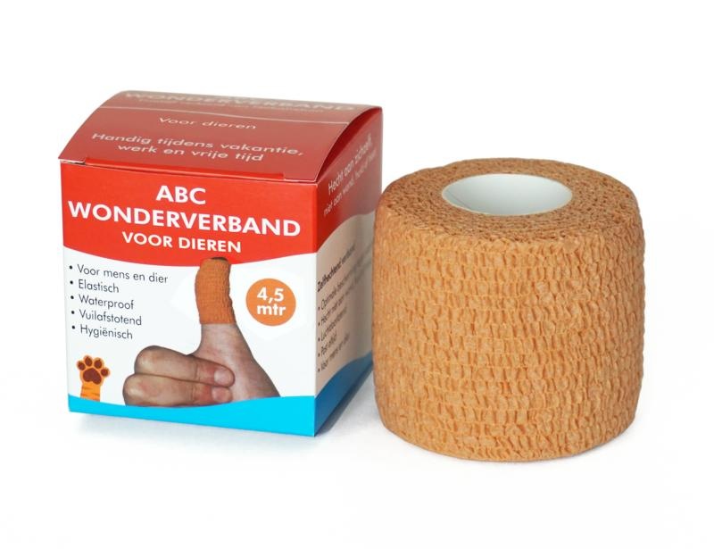 ABC Wondverband Abc Wondverband Wonderverband bruin dieren (1 st)