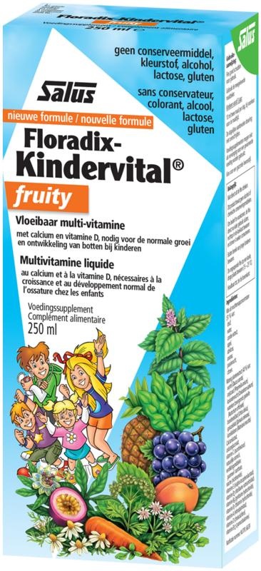 Salus Salus Floradix kindervital fruity glutenvrij (250 ml)