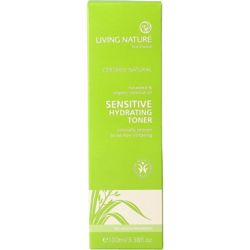 Living Nature Living Nature Hydraterende tonic gel gevoelige huid (100 ml)