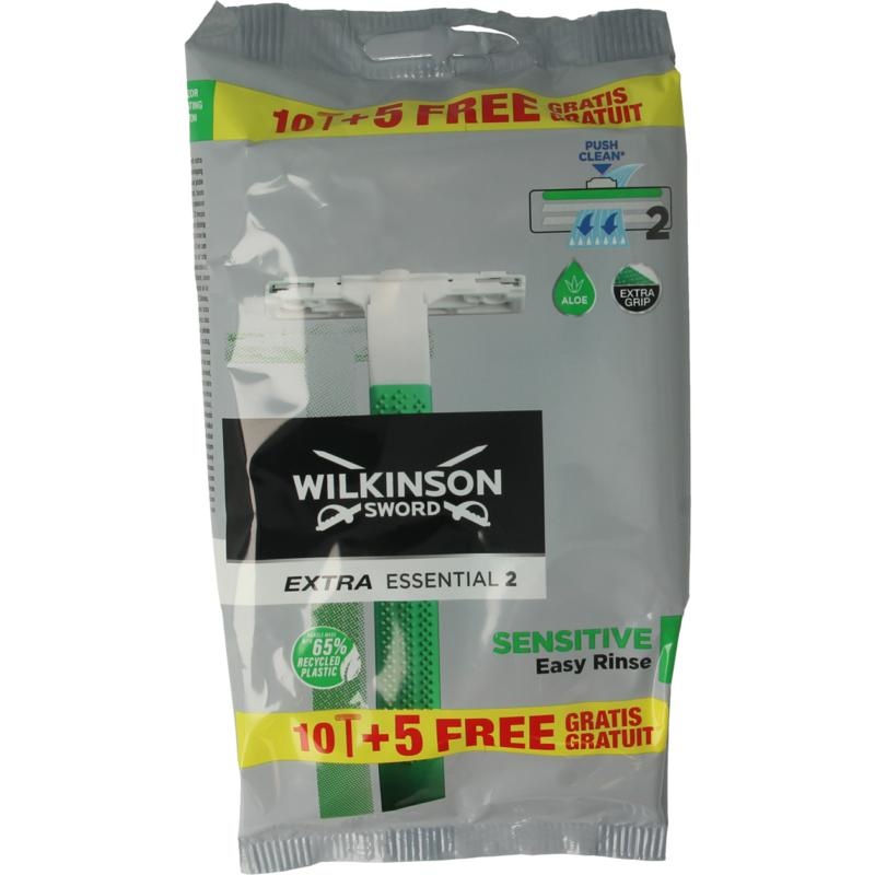 Wilkinson Wilkinson Extra2 sensitive 10 + 5 gratis (15 st)