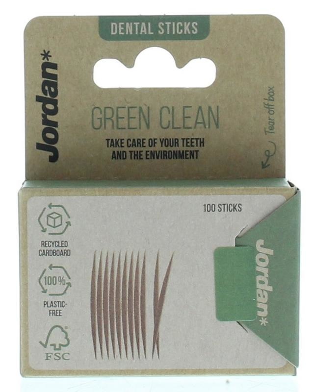 Jordan Jordan Green clean tandenstoker dun (100 st)