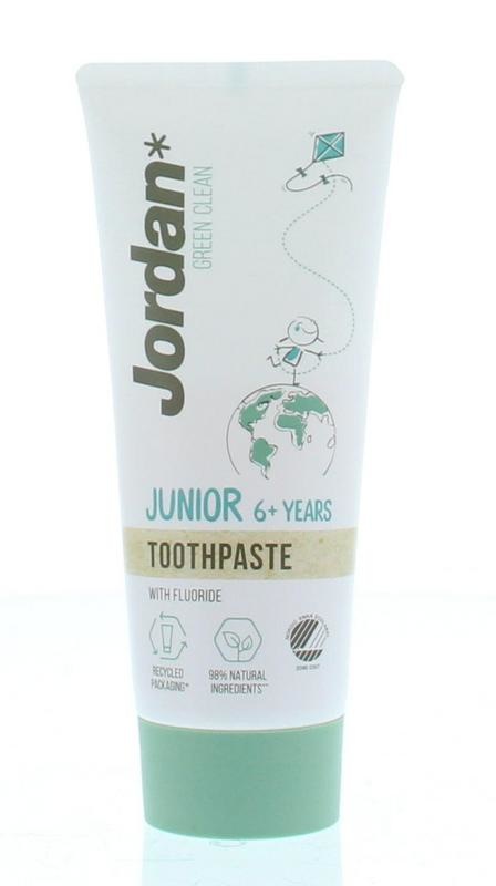 Jordan Jordan Green clean tandpasta junior tandpasta 6+ (50 ml)