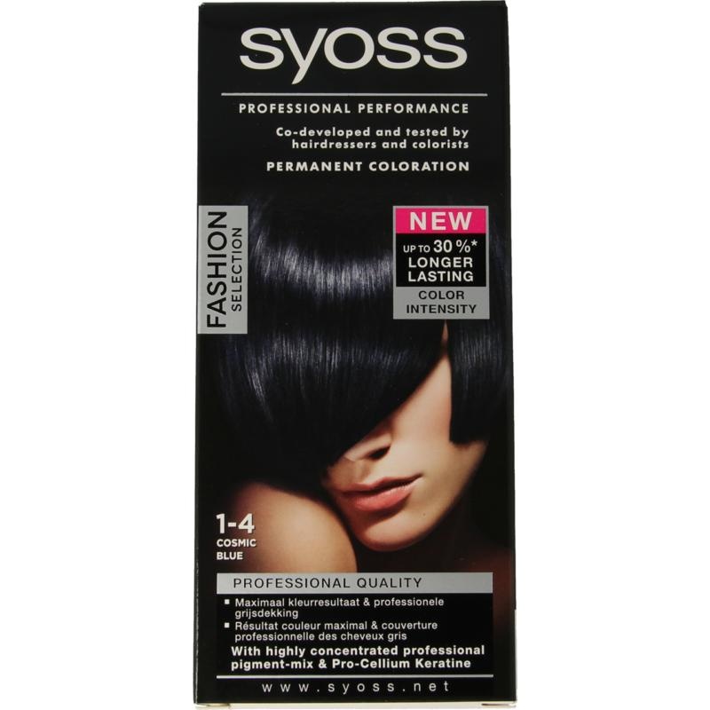 Syoss Syoss Colors 1-4 cosmetic blauw-zwart (1 Set)