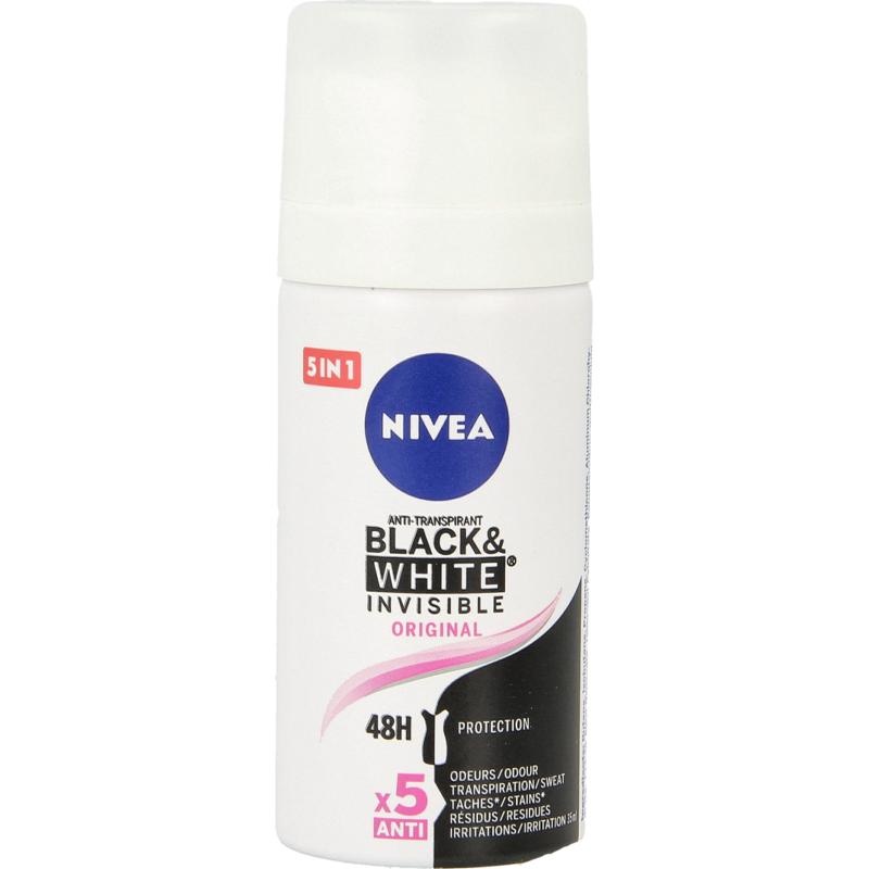 Nivea Nivea Men deodorant spray black & white mini (35 ml)