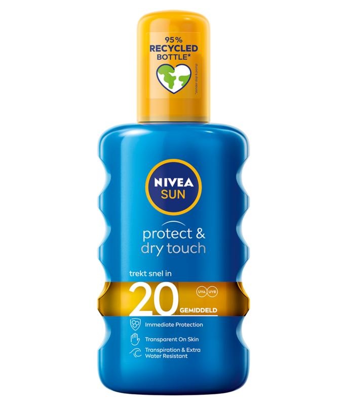 Nivea Nivea Sun protect & dry touch spray SPF20 (200 ml)