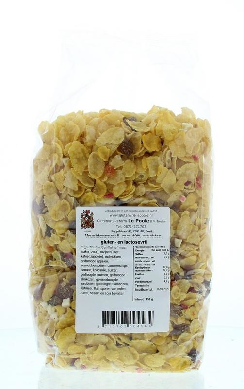 Le Poole Le Poole Vruchtenmuesli 49% vruchten (450 gr)