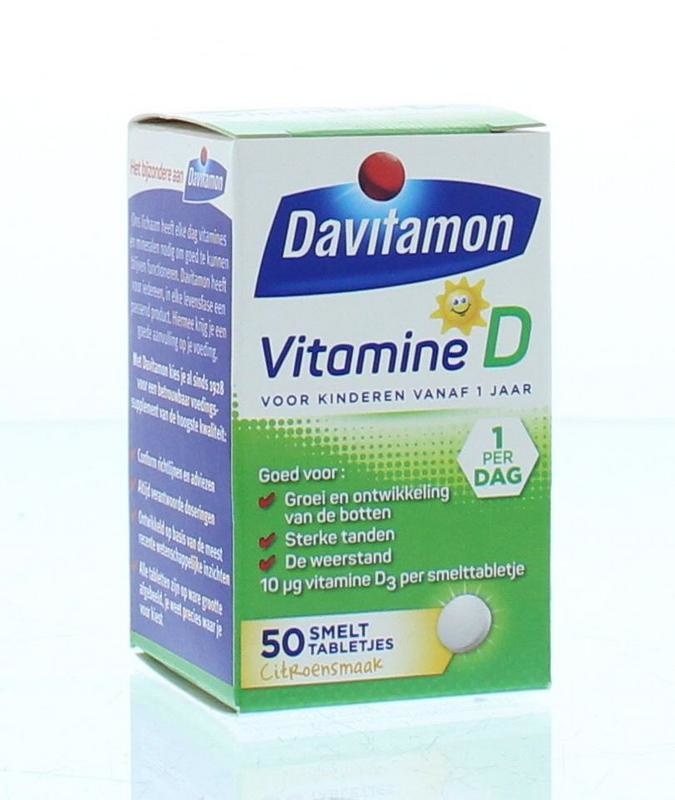 Davitamon Davitamon D kind smelttablet (50 tab)