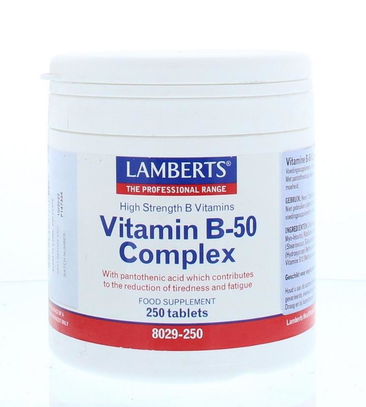 Lamberts Lamberts Vitamine B50 complex (250 tab)