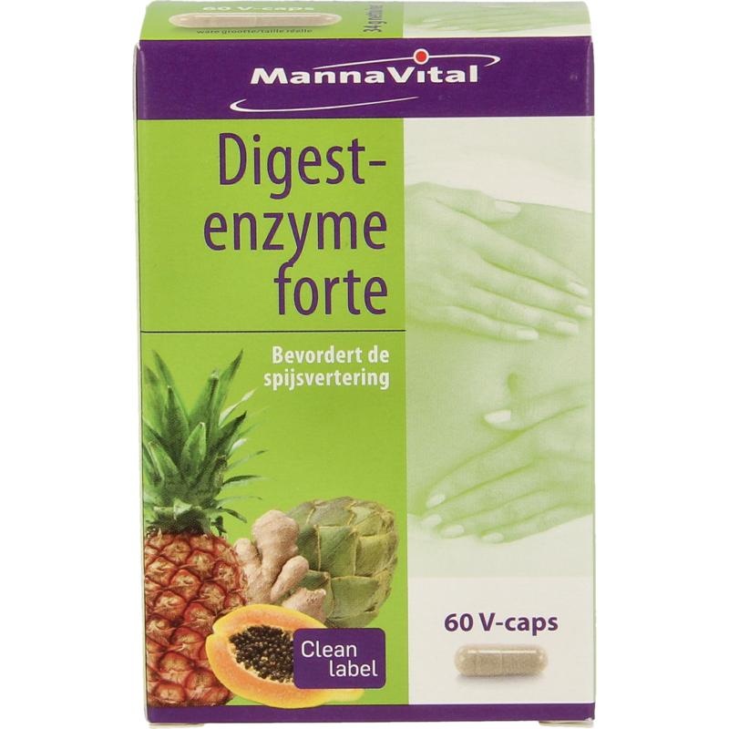 Mannavital Mannavital Digest enzyme forte (60 vega caps)