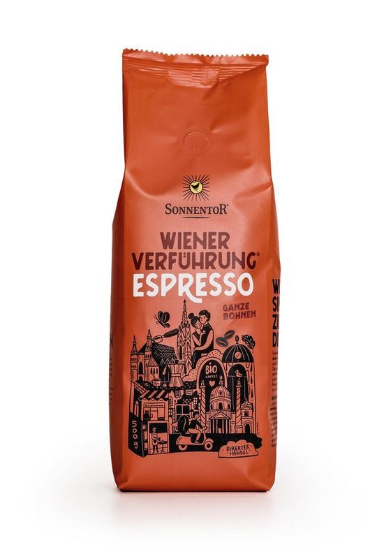 Sonnentor Sonnentor Wiener espresso hele boon (500 gr)