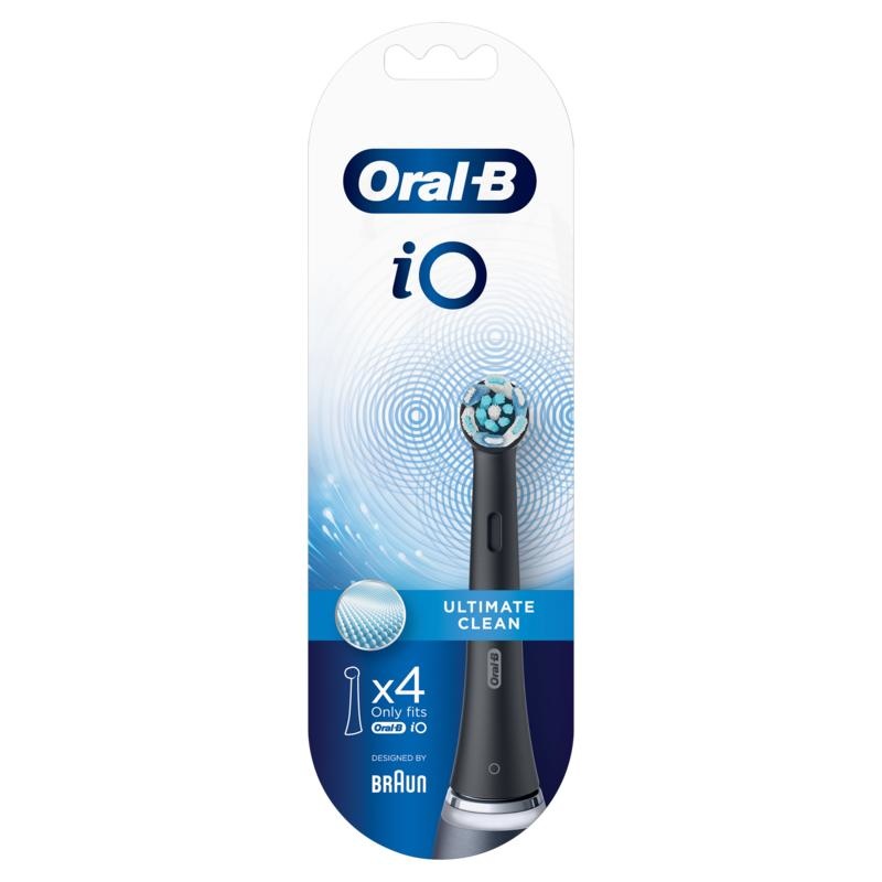 Oral B Oral B Opzetborstel iO ultimate clean zwart (4 st)