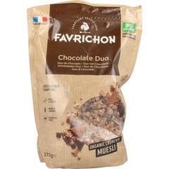 Favrichon Chocolade duo crunchy muesli (375 gr)